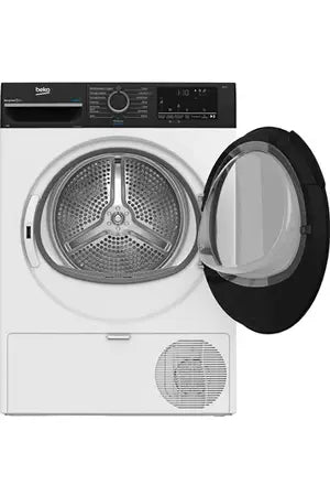 Beko D43H29493W – Sèche-linge Pompe à Chaleur 9 kg Blanc | SteamCure, Plastique Recyclé