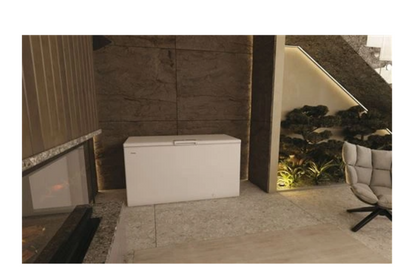 Haier HCE520E – Congélateur coffre 508 L, LowFrost, Super Congélation, Classe E