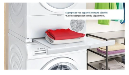 Sèche-linge pompe à chaleur Bosch WQG245DSFR Série 6 – 9 kg AutoDry R290 Classe A+++