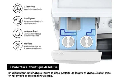 Samsung WW11DG5B25AH – Lave-linge frontal 11 kg, AI EcoBubble, 1400 tr/min, Classe A
