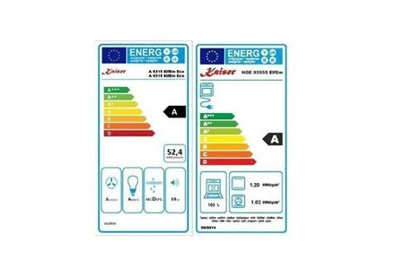 Cuisinière électrique Kaiser Cuisinière à gaz - - HGE 93555 ElfEm - 90 cm - Four électrique multifonctions - Hotte 90 cm