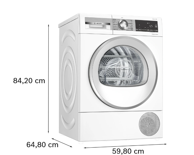 Sèche-linge pompe à chaleur Bosch WQG2451SFR – 9 kg Classe A++