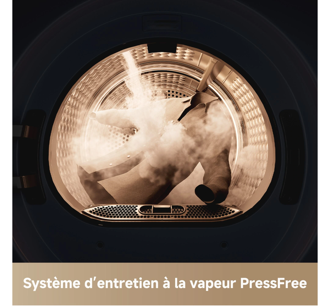 Sèche-linge pompe à chaleur Dreame L9 – 9 kg Dual Inverter IA PressFree Classe B