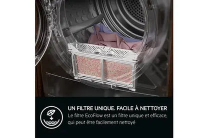 AEG TR71A2G2COE – Sèche-linge Pompe à Chaleur 8 kg Blanc | SensiDry, PreciseDry, MixDry