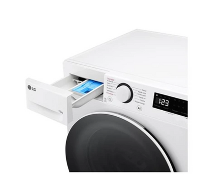 Lave-linge hublot LG F34R50WHS – 13 kg AI Direct Drive 6 Motion