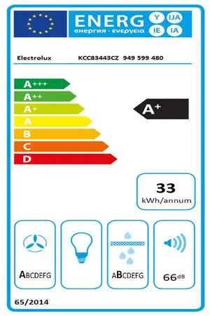 Plaque de cuisson avec hotte intégrée Electrolux KCC83443CZ SaphirMatt