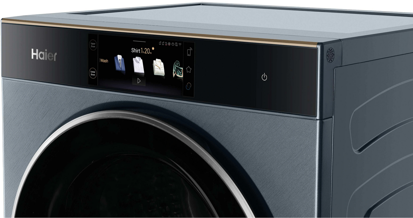 Tour lave-linge séchant Haier CLC108-GNU1-S – 10/8 kg Smart Link 55 dB Classe A