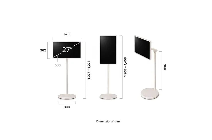 LG 32U889SA-W – Moniteur Smart 32" UHD 4K IPS, webOS, HDR10, AirPlay 2