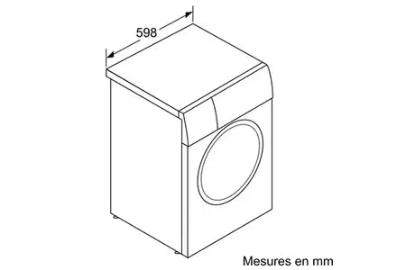 Siemens WG44G2F1FR – Lave-linge Hublot 9 kg Blanc | iQdrive, i-Dos, VarioSpeed