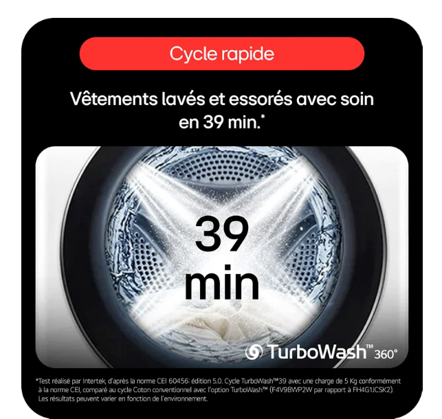 Lave-linge séchant LG F164X71WSTA