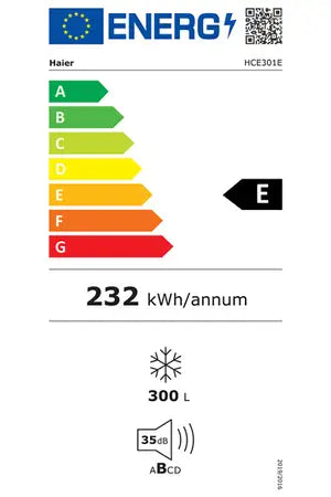 Congélateur coffre Haier HCE301E - Reconditionné