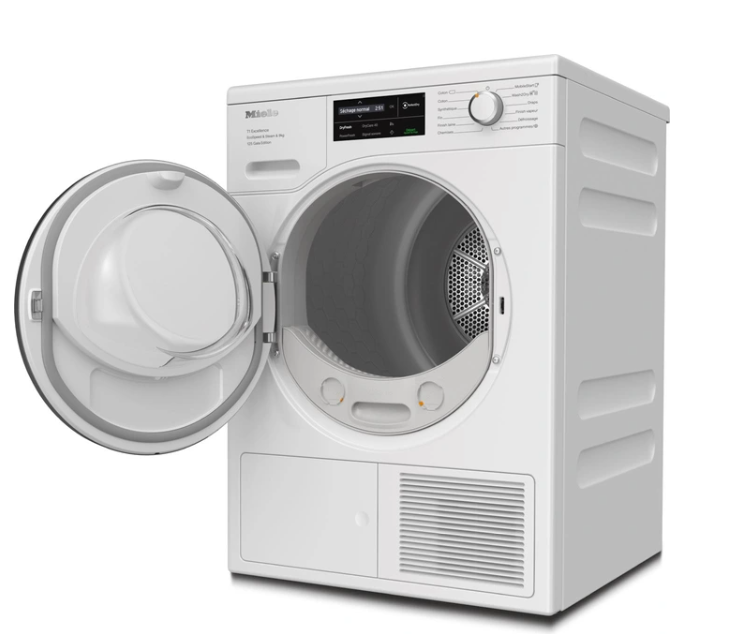 Sèche-linge pompe à chaleur Miele TEL685WP – SteamCare Connecté Classe C