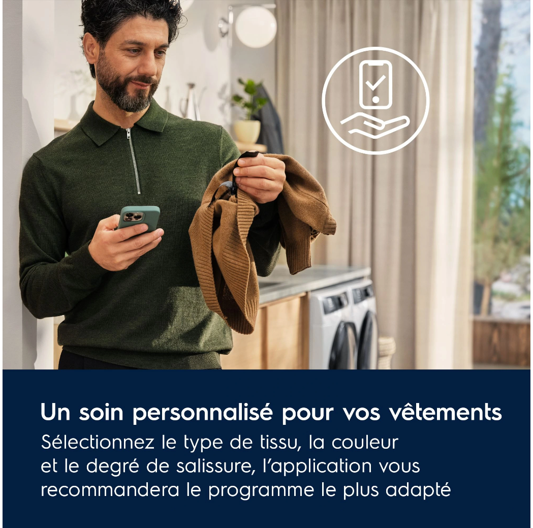 Sèche-linge pompe à chaleur Electrolux EW9HI783FC PerfectCare 900 – 8 kg 3DSense Classe A
