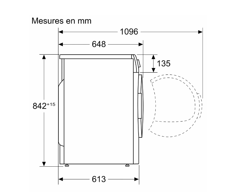 Sèche-linge pompe à chaleur Bosch WQG2451SFR – 9 kg Classe A++