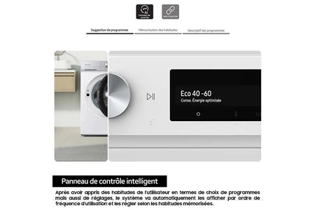 Samsung WW11DG5B25AH – Lave-linge frontal 11 kg, AI EcoBubble, 1400 tr/min, Classe A