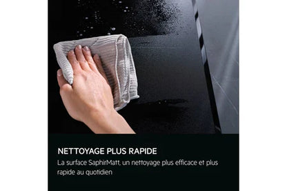 Plaque de cuisson avec hotte intégrée Aeg TH74CB03FZ SaphirMatt