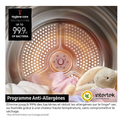 Sèche-linge pompe à chaleur Samsung DV90DG52A0AE – 9 kg Classe C