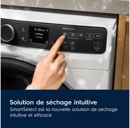 Sèche-linge pompe à chaleur Electrolux EW9HI783FC PerfectCare 900 – 8 kg 3DSense Classe A