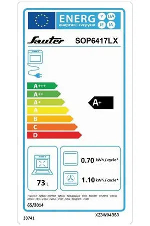 Four encastrable Sauter SOP6417LX