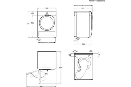 Electrolux EW8HI9493DG – Sèche-linge Pompe à Chaleur 9 kg Blanc | 3DSense, DelicateCare, Hygiène