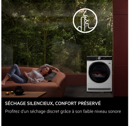 Sèche-linge pompe à chaleur AEG TR9XA59PA – 9 kg 3DScan SmartDry Triple A 60 dB