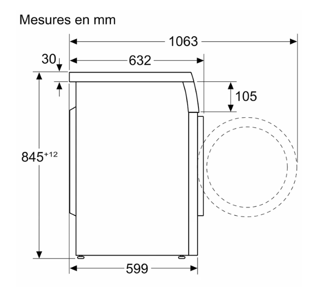 Lave-linge hublot Bosch WUU28T18FR – 8 kg EcoSilence Drive