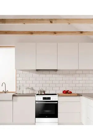 Cuisinière vitrocéramique Amica ACV7005SRW AIRFRY