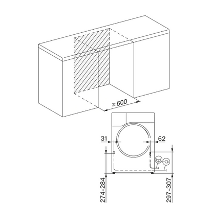 Sèche-linge pompe à chaleur Miele TSD 643 WP EcoSpeed – 9 kg Classe C