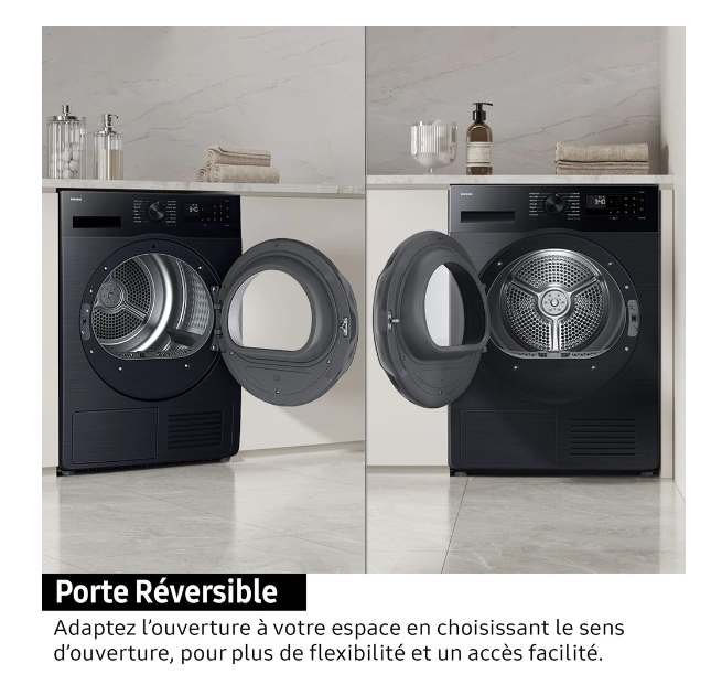 Sèche-linge pompe à chaleur Samsung DV90DG52A0AE – 9 kg Classe C