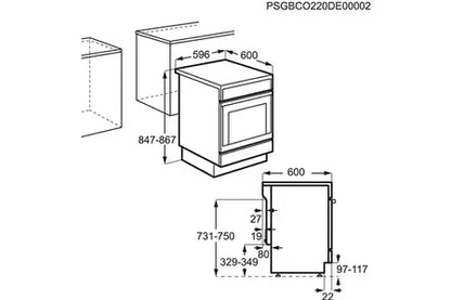 Cuisinière induction Aeg CIB6490APM